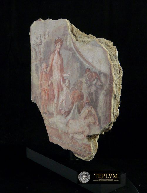 FRESCO POMPEYANO Dionysus descubriendo a Ariadne