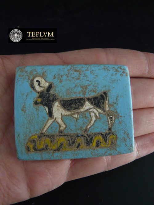 AMULETO EGIPCIO PLACA APIS