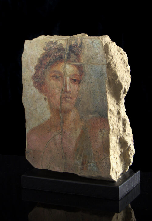 Fragmento del fresco romano: El Rostro de Leda