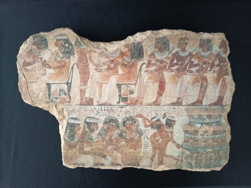 Fragmento de Fresco el Festín de Nebamun