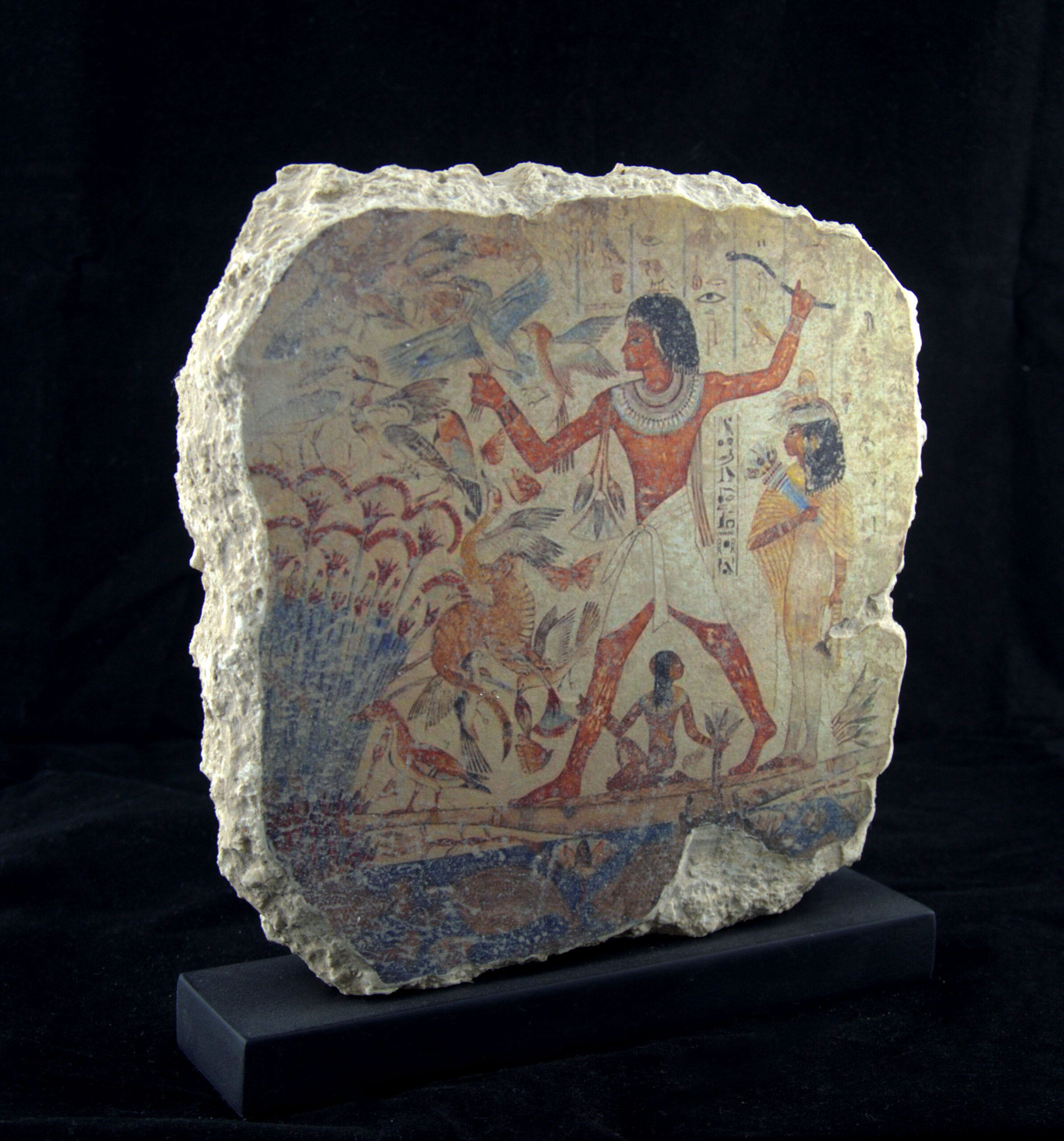 Fresco Egipcio: Nebamun cazando en las marismas - Imagen 2